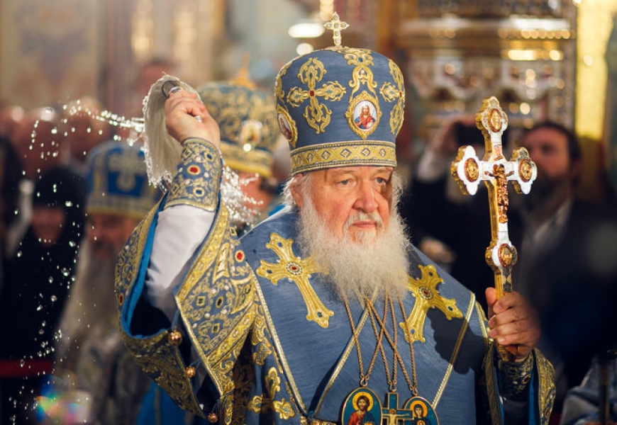 Патриарх Кирилл освятил храм Всех святых