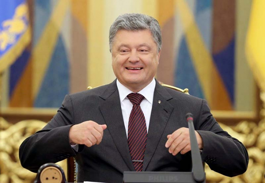 Президент Украины на вопрос о коррупции ответил: «Слава Украине»!