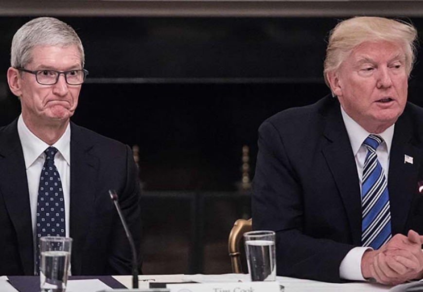 Трамп назвал Тима Кука - «Тим Эппл»