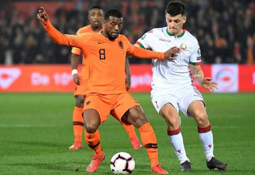 Сборная Беларуси по футболу проиграла сборной Нидерландов 0:4