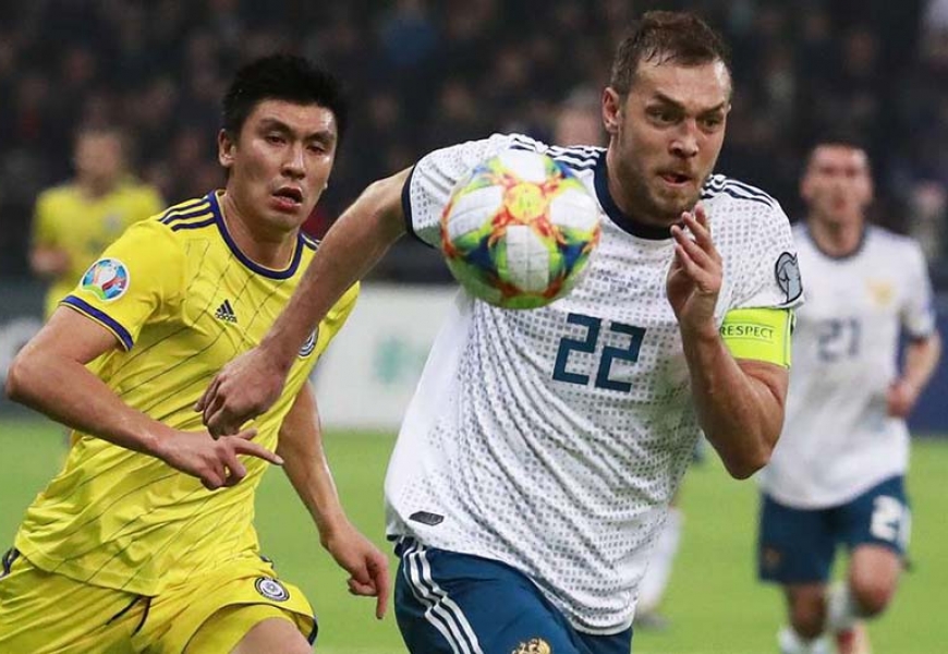 Сборная России по футболу обыграла казахов 4:0
