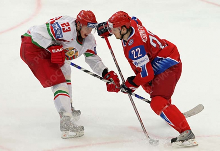 Сборная Беларуси по хоккею проиграла сорной России - 1:4