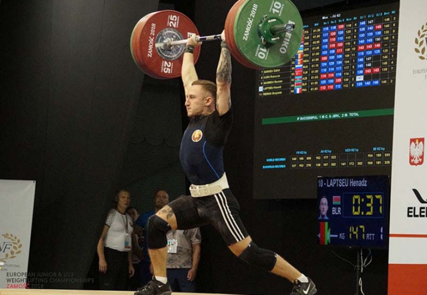 Геннадий Лаптев выиграл золото чемпионата Европы по тяжелой атлетике