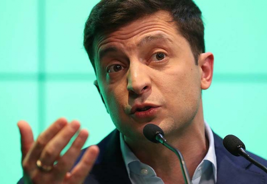 Владимир Зеленский становится новым президентом Украины