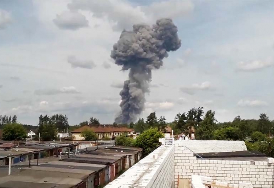 В российском Дзержинске на заводе произошли взрывы