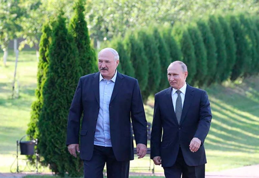 Лукашенко и Путин провели не формальную встречу в резиденции «Заславль»