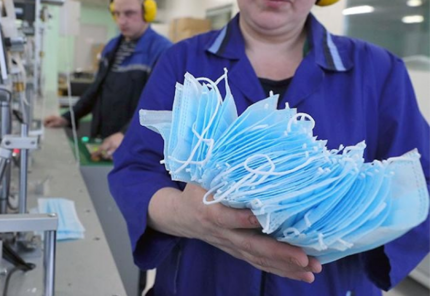 Беларусь открыла собственное производство защитных медицинских масок
