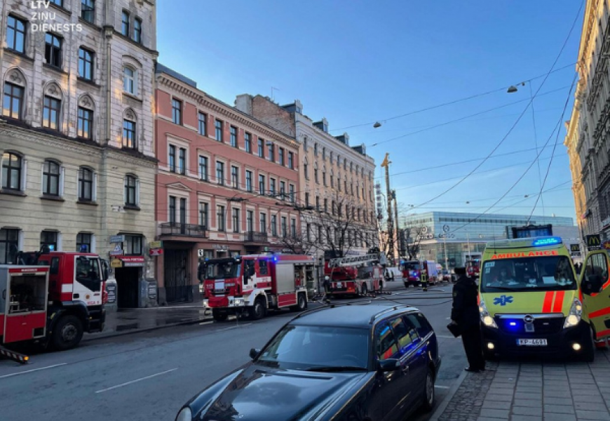 Пожар в хостеле в центре Риги: 8 человек погибло