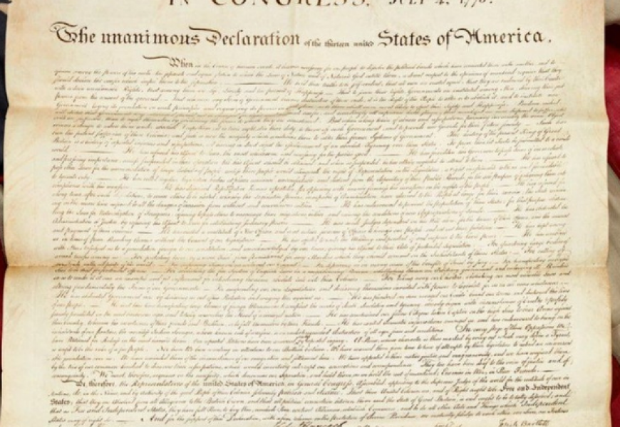 Декларация независимости США найдена на чердаке и продана за $4,42 млн